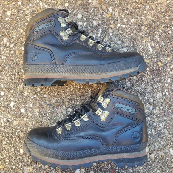 Timberland Shoes Timberland Euro Hiker Black Brown Leather